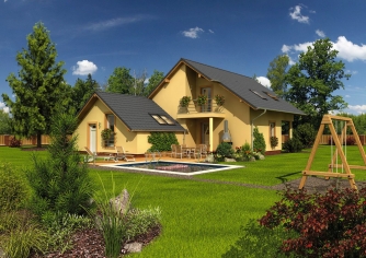 Maison avec cabinet ou chambre au rez-de-chaussée.